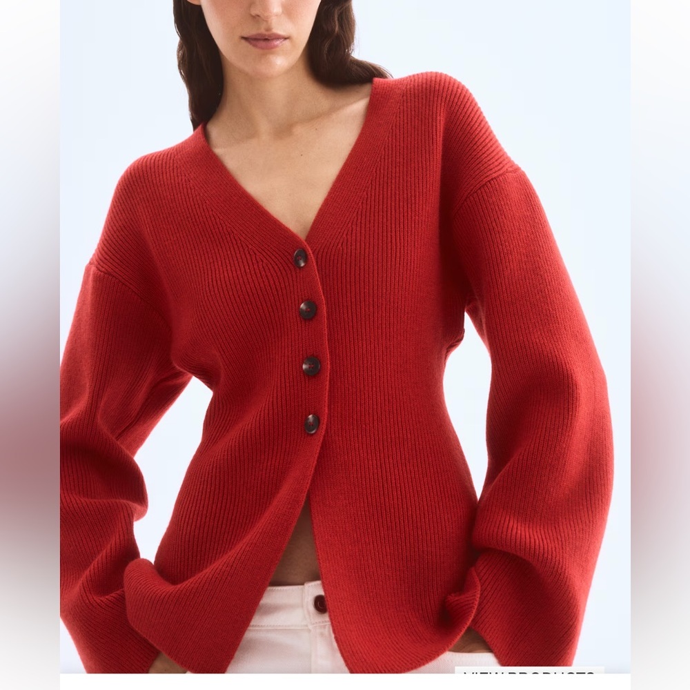 H&M NWT Rib Knit Cardigan